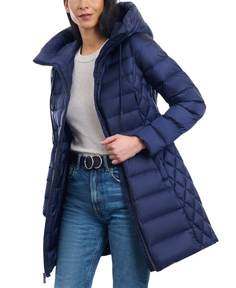 michael kors hooded down coat